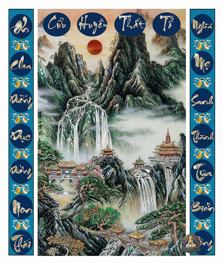 TRANH CỬU HUYỀN THẤT TỔ